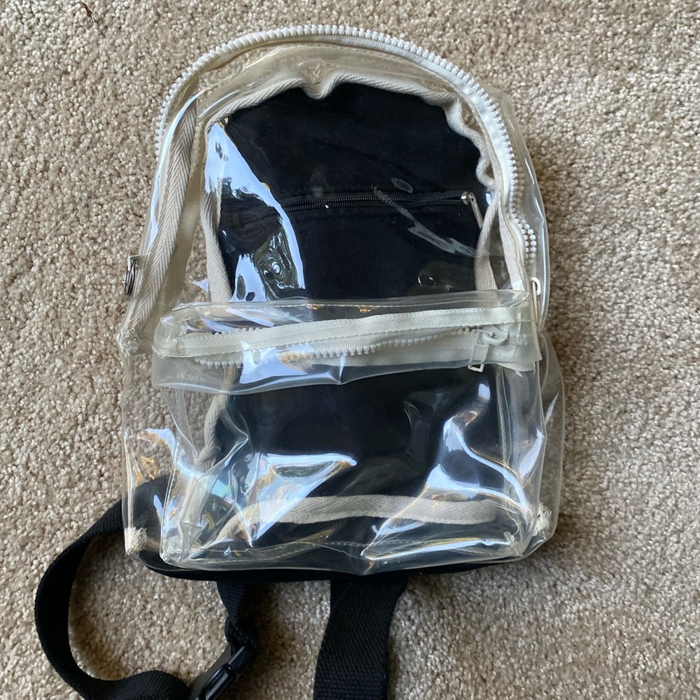 Clear Brandy Melville backpack